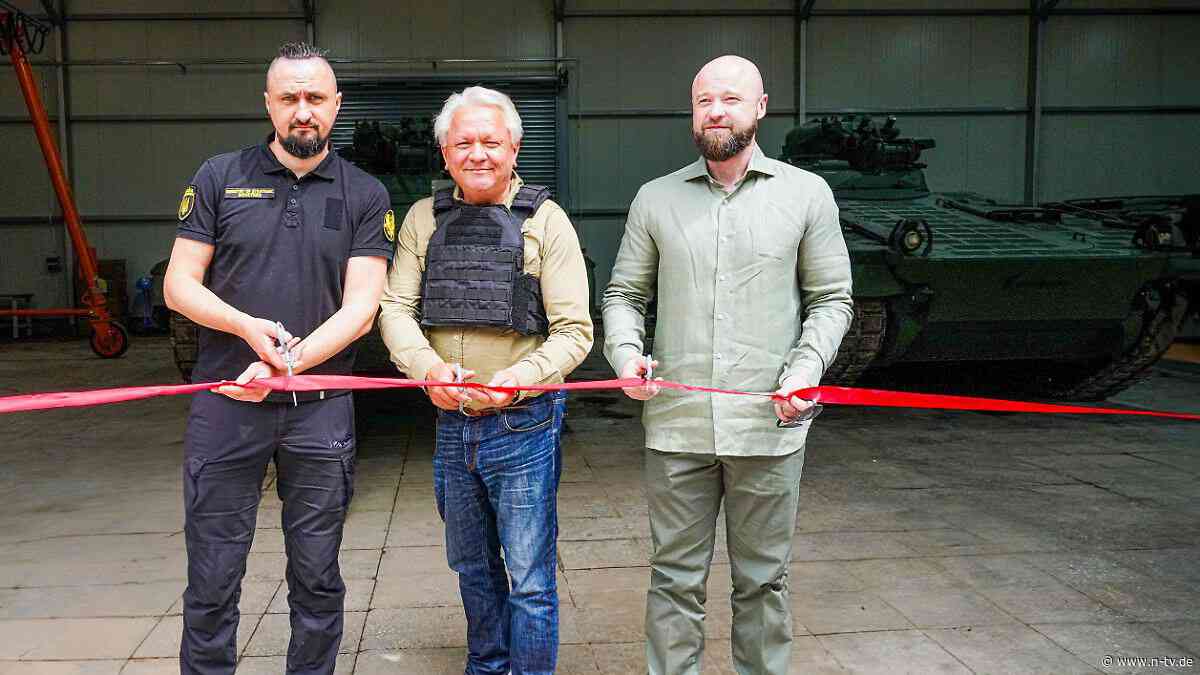 Für deutsche Panzer: Rheinmetall eröffnet Reparaturbetrieb in Ukraine