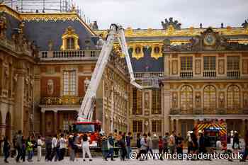 Palace of Versailles evacuated after fire at Paris tourist attraction