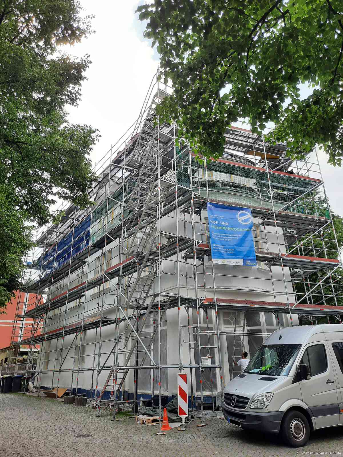 Hof- und Fassadenprogramm: Zur Halbzeit sind 400.000 Euro Förderung bewilligt