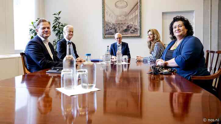 Verdeling kabinetsposten bekend: Migratie naar PVV, Financiën naar VVD