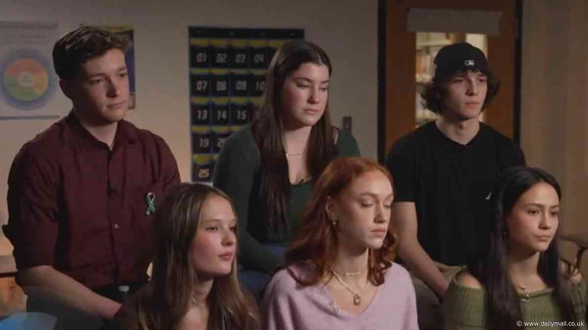 Six survivors of Sandy Hook massacre recall seeing 20 of their classmates being gunned down as they graduate high school 12 years on