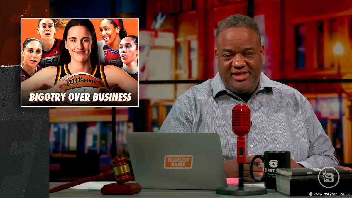 Jason Whitlock criticizes Caitlin Clark's Olympics snub AGAIN - slamming 'angry lesbians' for 'choosing sexual identity over what's best for business'