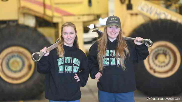 Agassiz sisters blaze a trail to graduate from UFV’s Heavy Mechanical program