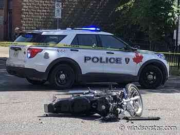 Windsor motorcyclist charged after crashing, fleeing scene