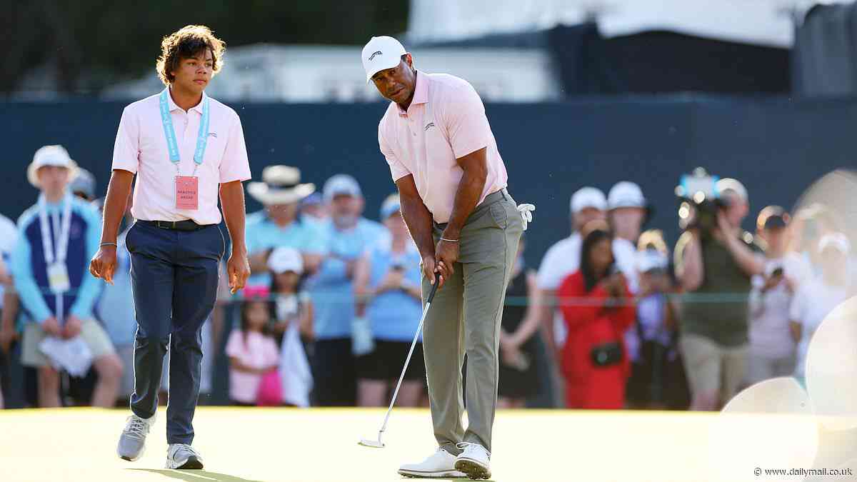 Tiger Woods reveals his son Charlie, 15, has been giving him golf advice ahead of this week's US Open