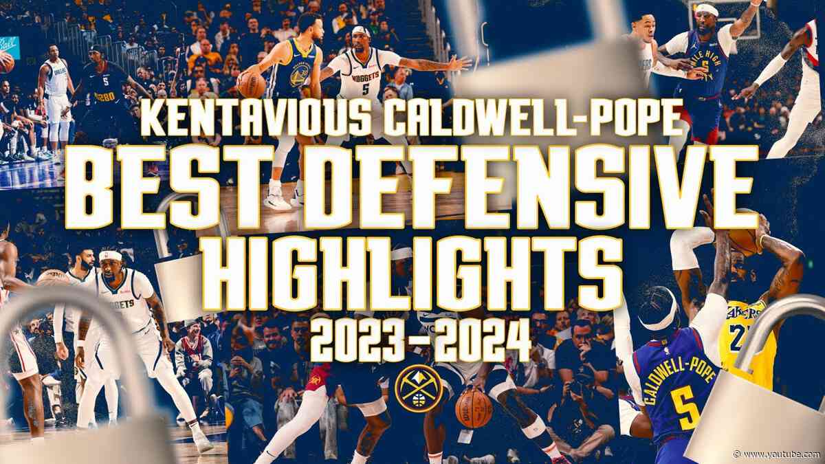 Best Of Kentavious Caldwell-Pope: Defense | Full 2023-24 Season 🎥