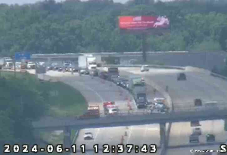 2 separate crashes tie up northbound I-69 traffic in west Fort Wayne