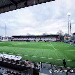 Stadion FC Emmen ontruimd vanwege onveilige lichtmast