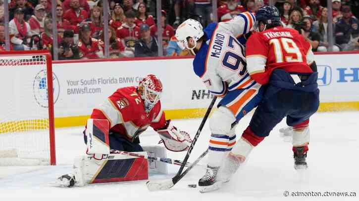 Oilers allow 4 unanswered goals in Game 2 loss to Panthers, go down 2-0 in Stanley Cup Final
