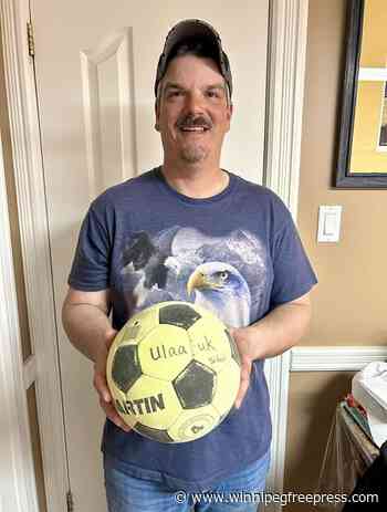Lobster fisherman finds soccer ball from Baffin Island on Newfoundland beach