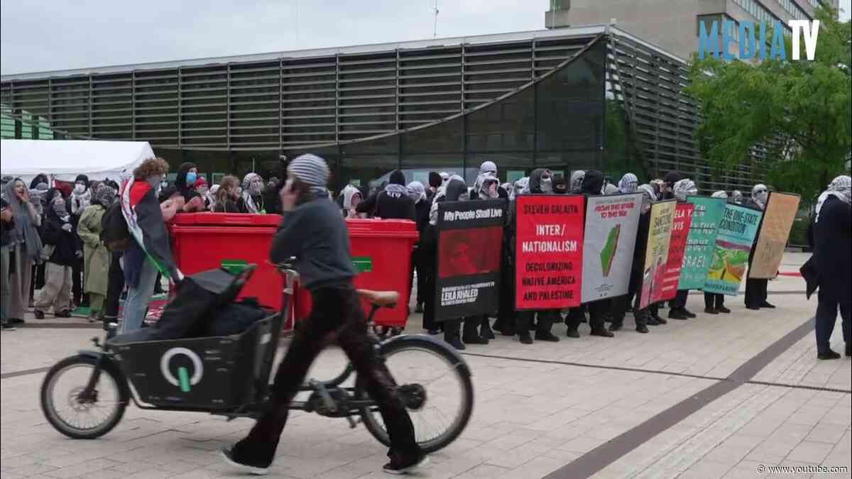 Demonstranten weigeren alsnog te vertrekken bij Erasmus Universiteit Rotterdam