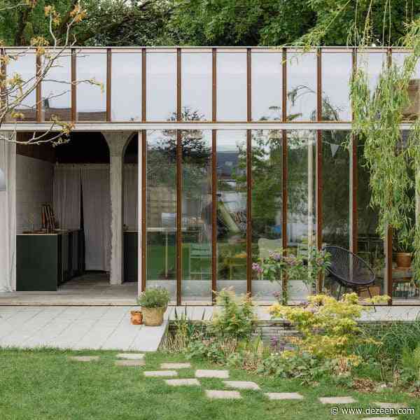 Atelier Janda Vanderghote creates "serene" garden studio in Ghent