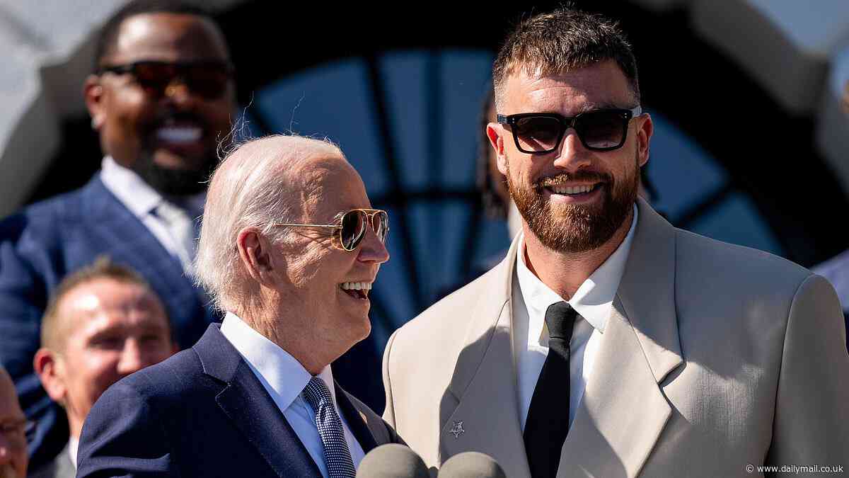 Travis Kelce reveals what he would do if he were President for a day - after the Chiefs visited the White House
