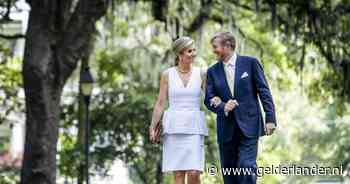 Koningin Máxima in het wit tijdens werkbezoek VS: ‘We gaan niet trouwen hoor’