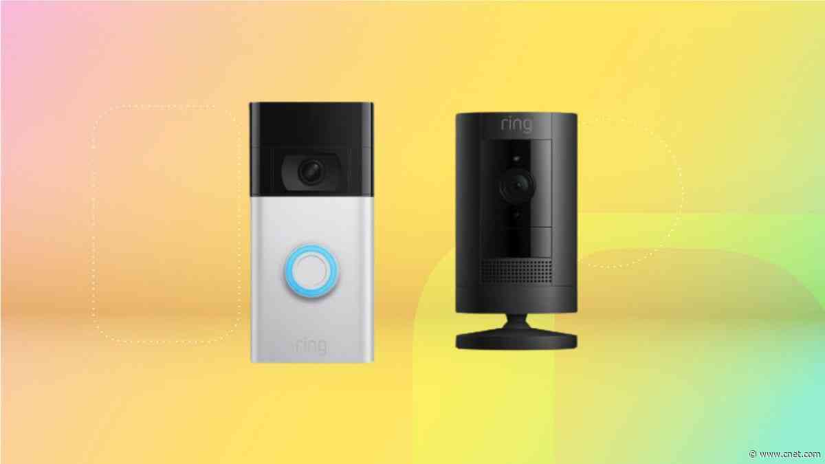 This Ring Video Doorbell and Camera Smart Home Bundle Is Only $100     - CNET