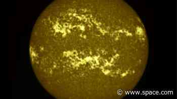 India's Aditya-L1 solar probe snaps shots of our hyperactive sun during May outburst (photos)