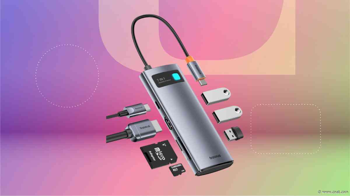 For a Limited Time Only, Get 60% Off This 7-in-1 USB-C Hub     - CNET