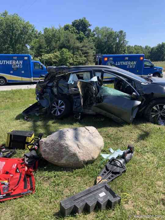 Passenger dies after driver tries to cross US 30 in Kosciusko County