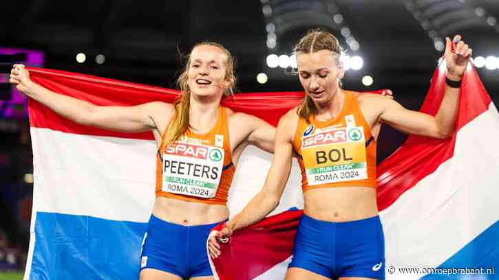 Cathelijn Peeters wint brons op 400 meter horden achter winnares Femke Bol