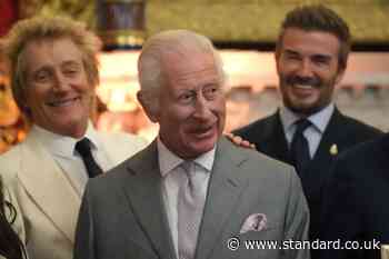 King celebrates foundation with David Beckham and Rod Stewart