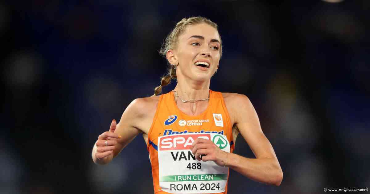Diane van Es zorgt voor megastunt met zilver op tien kilometer bij EK atletiek