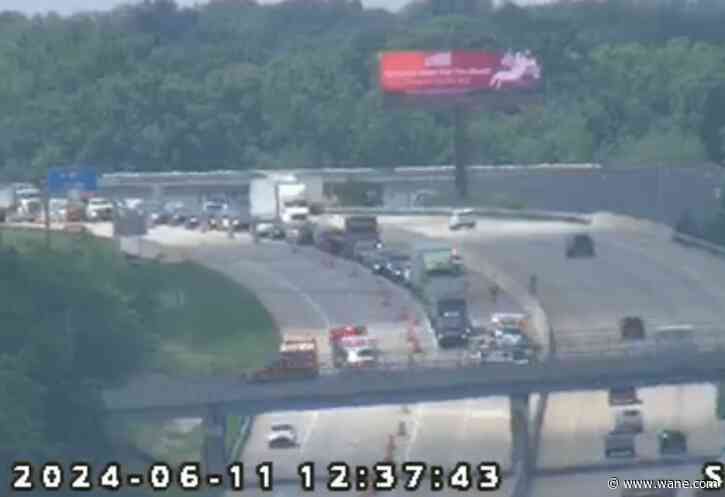 2 separate crashes tie up afternoon traffic on I-69 in west Fort Wayne