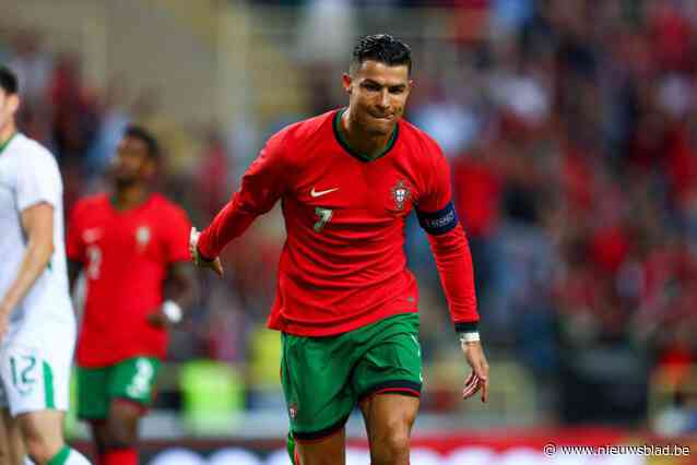 VIDEO. En of hij klaar is voor het EK: Cristiano Ronaldo demonstreert tegen Ierland met twee fraaie doelpunten