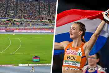 VIDEO. Wat een verschil! Indrukwekkende Femke Bol knalt naar EK-goud op 400 meter horden en vestigt Europees record