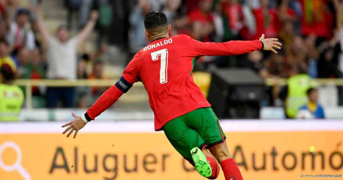 Cristiano Ronaldo zorgt met twee doelpunten voor goede generale Portugal richting EK