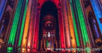 Historic American Cathedral Lit Up in 'Pride' Colors for Open Celebration of Sin