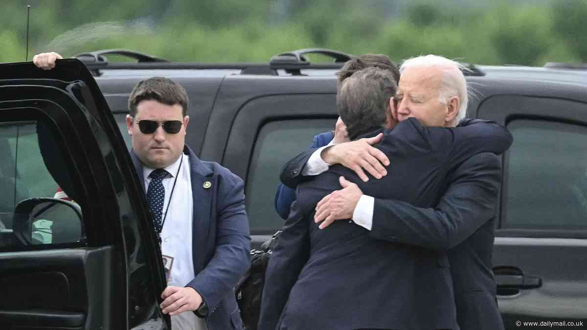 Hunter Biden trial guilty verdict: Joe hugs his son after his federal gun conviction