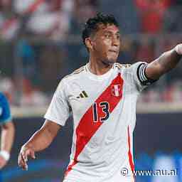 Voormalig Eredivisie-speler Tapia haakt af bij Peru uit angst voor blessure
