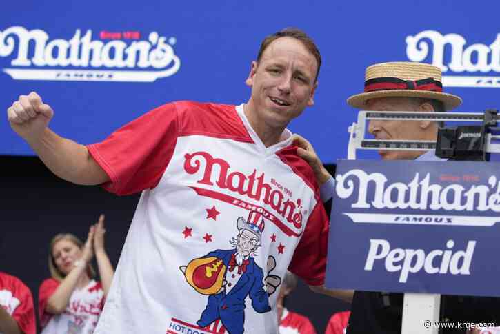 Joey Chestnut won't compete in Nathan's Famous Hot Dog Eating Contest