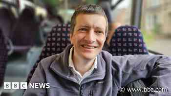 £2 bus man starts journey around England and Wales