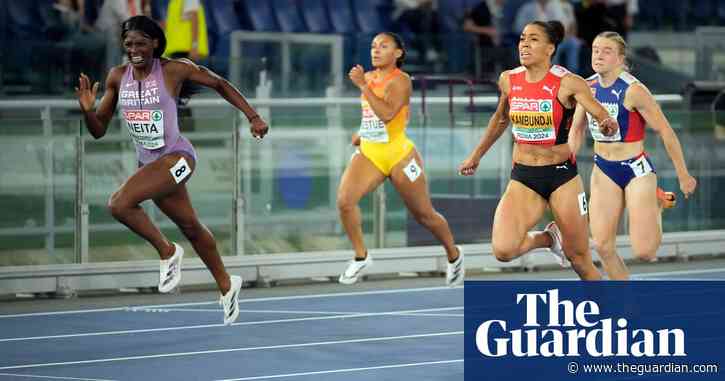 ‘I’m upset with myself’: Britain’s Neita pipped to 200m gold by Kambundji