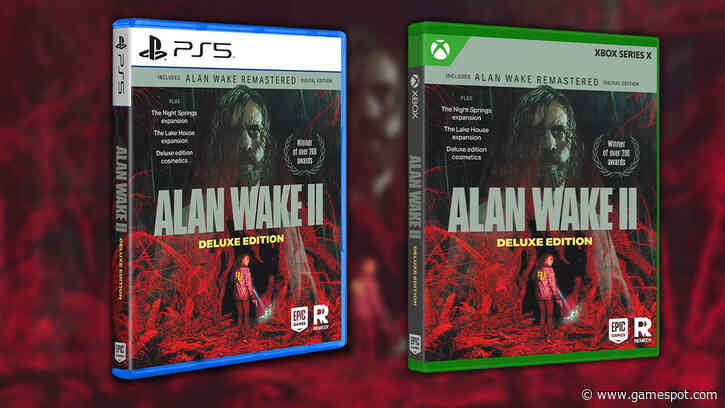 Alan Wake 2 Physical Edition PS5 and Xbox Series X Preorders Are Live At Amazon