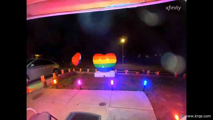 Pride decorations stolen from Albuquerque home