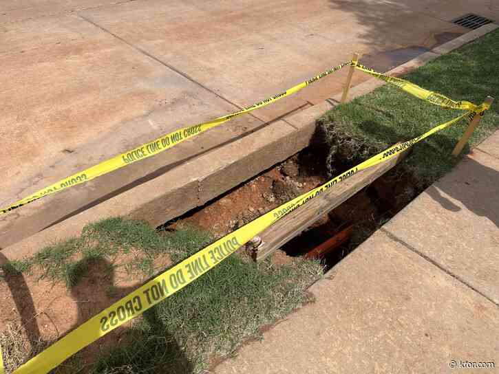 Moore residents address water woes over washed out hole