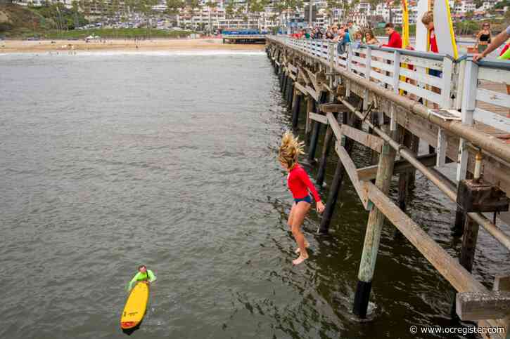 Pier jump gives junior lifeguards thrilling start to summer