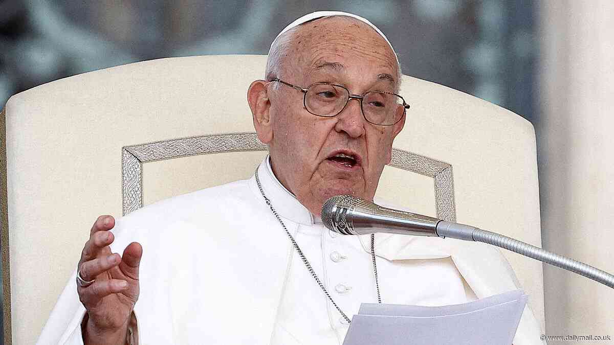 Pope Francis 'repeats gay slur' just weeks after being forced to apologise for saying there was 'an air of f*****ry' in the church