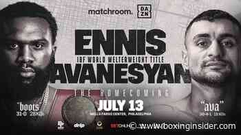 David Avanesyan Steps Up to Face Jaron “Boots” Ennis In JUly