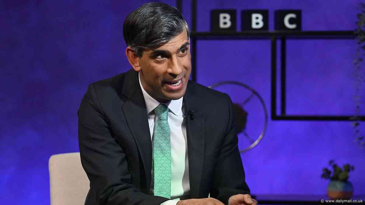 Rishi Sunak warns public not to give Keir Starmer a 'blank cheque' as PM says Labour leader could 'rig electoral system' to stay in power for 'long time'