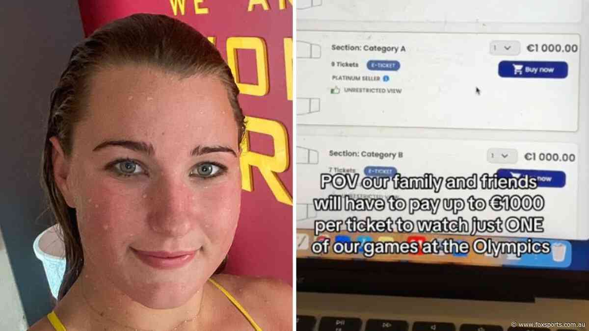 Aussie athlete fumes over ticket change and absurd prices for Paris Olympics
