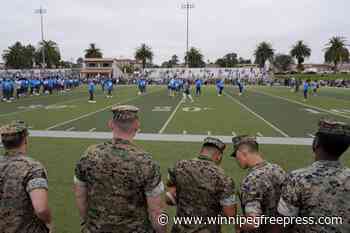 Chargers’ trip to Camp Pendleton carries extra meaning for Fox, Gilman and Harbaugh