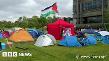 University goes to court to end Gaza protest camp