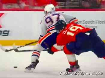 Edmonton Oilers ace Connor McDavid hacked once every 5 seconds he controlled puck in Game 2