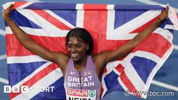 'Distraught' Neita wins European 200m silver