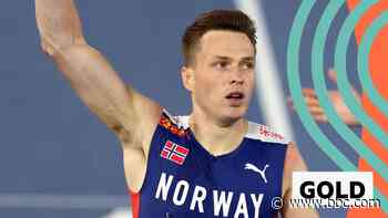 Norway's Warholm wins men's 400m hurdles gold