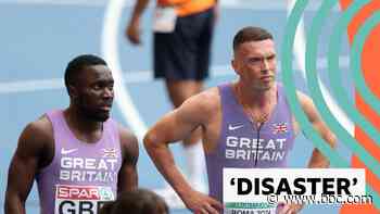 Awful baton change sees GB men miss out on 4x100m final