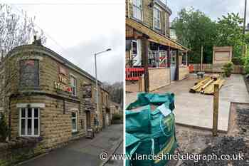 Helmshore pub The Station Hotel undergoing refurbishment